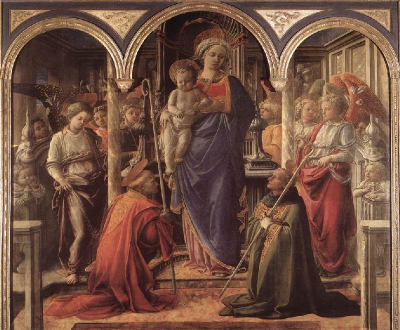 Adoration of the Child with Saints g, LIPPI, Fra Filippo